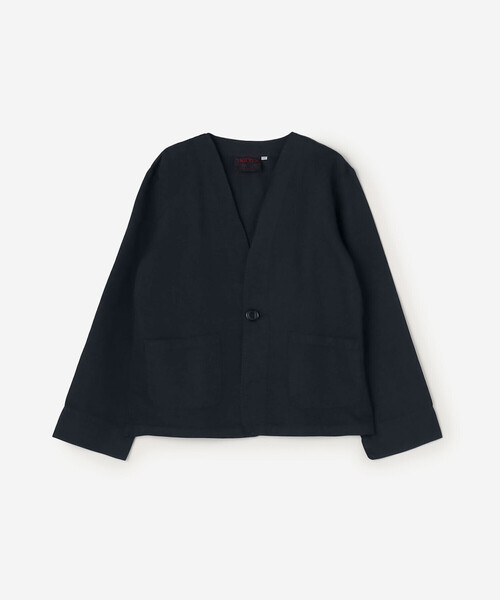 VETRA | 〈別注〉コットンリネン ノーカラージャケット WOMEN（ノー