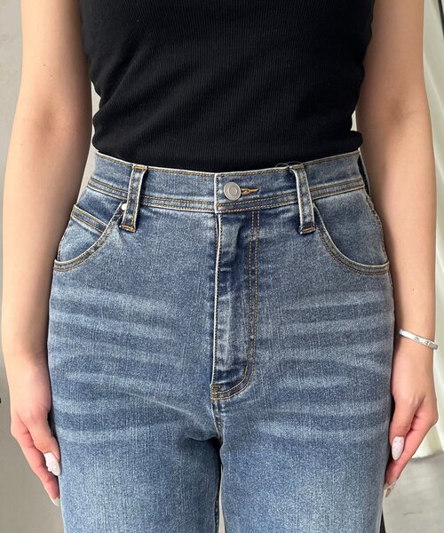 prose verse（プロズヴェール）の「ストレッチスリムストレートデニム（デニムパンツ・レディース・ブルー・PM/LARGE/MEDIUM/PL）」の15枚目の写真