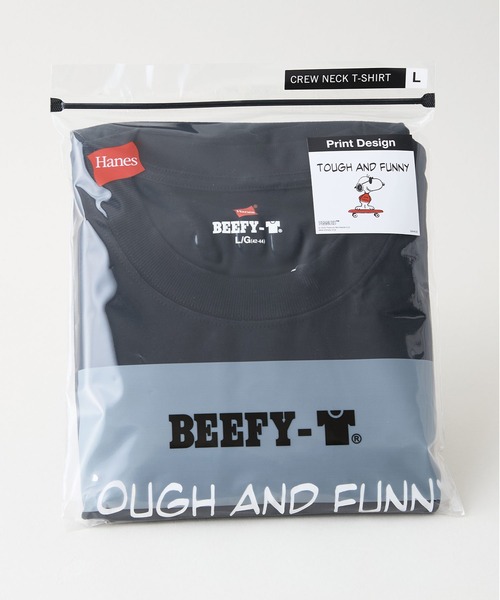 HANES(ヘインズ)の「【HANES/ヘインズ】PEANUTS×BEEFYーTシャツ(Tシャツ/カットソー・メンズ・ホワイト系その他2/ブラック系その他2/ホワイト系その他/ブラック系その他・X-LARGE/LARGE/MEDIUM)」の16枚目の写真