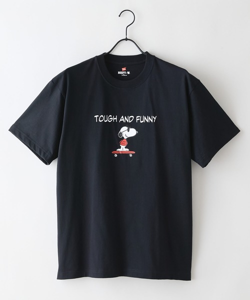 HANES(ヘインズ)の「【HANES/ヘインズ】PEANUTS×BEEFYーTシャツ(Tシャツ/カットソー・メンズ・ホワイト系その他2/ブラック系その他2/ホワイト系その他/ブラック系その他・X-LARGE/LARGE/MEDIUM)」の17枚目の写真