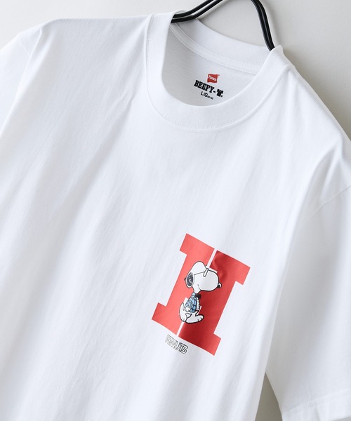 HANES(ヘインズ)の「【HANES/ヘインズ】PEANUTS×BEEFYーTシャツ(Tシャツ/カットソー・メンズ・ホワイト系その他2/ブラック系その他2/ホワイト系その他/ブラック系その他・X-LARGE/LARGE/MEDIUM)」の15枚目の写真