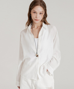 Cotton Sheer Wash シャツ（シャツ/ブラウス）｜Deuxieme Classe