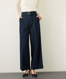 ROPE' | ライトテンセルデニムベルテッドワイドパンツ(その他パンツ)