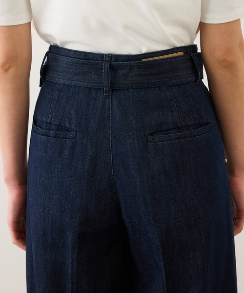 ROPE'（ロペ）の「ライトテンセルデニムベルテッドワイドパンツ（その他パンツ・レディース・ネイビー・36/38）」の11枚目の写真
