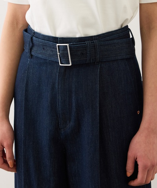 ROPE'（ロペ）の「ライトテンセルデニムベルテッドワイドパンツ（その他パンツ・レディース・ネイビー・36/38）」の12枚目の写真