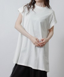【SG】接触冷感 フレアチュニック ノースリーブ