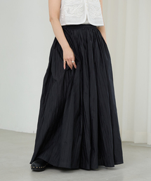 IENA LA BOUCLE | IENA LA BOUCLE ライトタフタプリーツスカート(スカート)