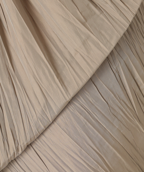 IENA LA BOUCLE（イエナラブークル）の「IENA LA BOUCLE ライトタフタプリーツスカート（スカート・レディース・ベージュ/ブラック・38/36）」の3枚目の写真