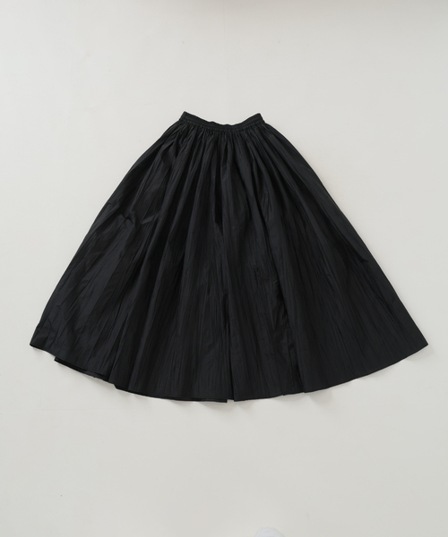 IENA LA BOUCLE（イエナラブークル）の「IENA LA BOUCLE ライトタフタプリーツスカート（スカート・レディース・ベージュ/ブラック・38/36）」の7枚目の写真