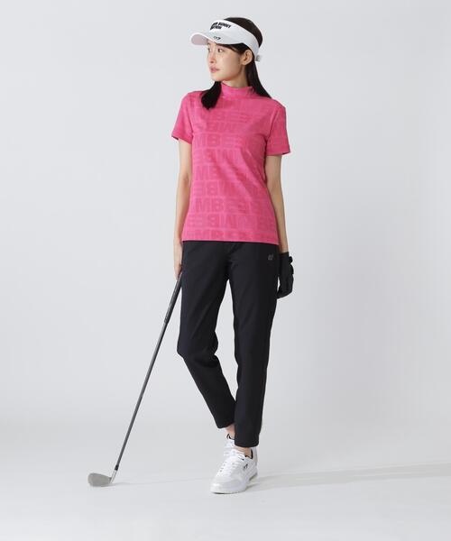 MASTER BUNNY EDITION（マスターバニーエディション）の「チェックジャガード半袖ハイネックカットソー（Tシャツ/カットソー・レディース・ピンク・MEDIUM/SMALL）」の4枚目の写真