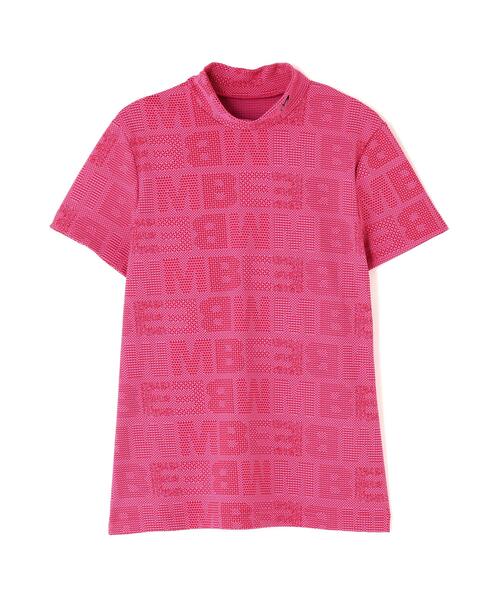 MASTER BUNNY EDITION（マスターバニーエディション）の「チェックジャガード半袖ハイネックカットソー（Tシャツ/カットソー・レディース・ピンク・MEDIUM/SMALL）」の11枚目の写真