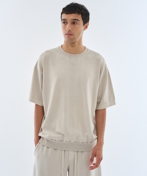 ESTNATION(エストネーション)の「ESTNATION / ストーンウォッシュ ショートスリーブトップス(Tシャツ/カットソー・メンズ・オフホワイト/ブラック/ライトブルー・MEDIUM/LARGE)」の2枚目の写真