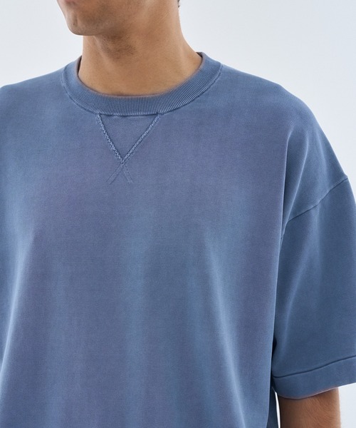 ESTNATION(エストネーション)の「ESTNATION / ストーンウォッシュ ショートスリーブトップス(Tシャツ/カットソー・メンズ・オフホワイト/ブラック/ライトブルー・MEDIUM/LARGE)」の13枚目の写真