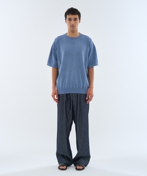 ESTNATION(エストネーション)の「ESTNATION / ストーンウォッシュ ショートスリーブトップス(Tシャツ/カットソー・メンズ・オフホワイト/ブラック/ライトブルー・MEDIUM/LARGE)」の14枚目の写真