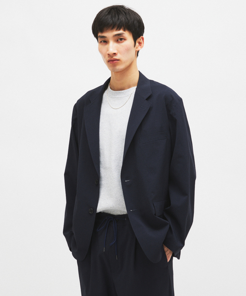 JOURNAL STANDARD（ジャーナルスタンダード）の「EVALET / エバレット ST フィールド ジャケット "セットアップ着用可能"（テーラードジャケット・メンズ・ブラック系その他/カーキ/ネイビー・SMALL/LARGE/MEDIUM）」の13枚目の写真