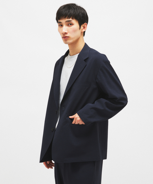 JOURNAL STANDARD（ジャーナルスタンダード）の「EVALET / エバレット ST フィールド ジャケット "セットアップ着用可能"（テーラードジャケット・メンズ・ブラック系その他/カーキ/ネイビー・SMALL/LARGE/MEDIUM）」の14枚目の写真