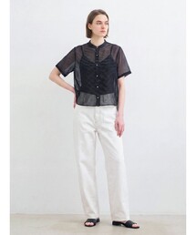 MARMARMAR ハイウエストストレートデニムパンツ