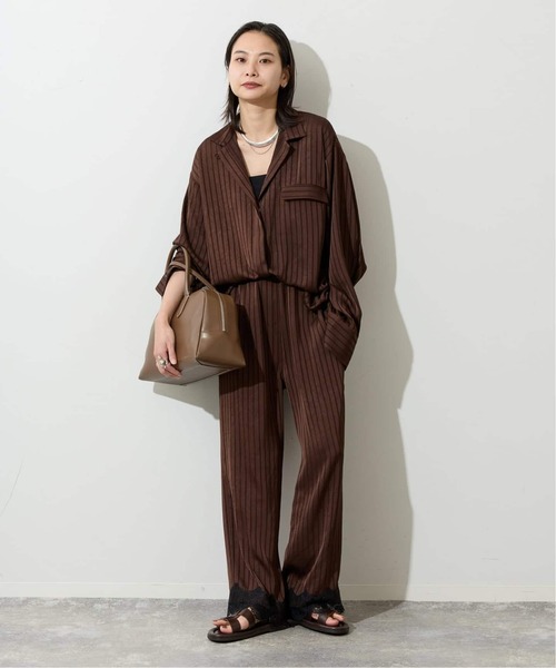 JOURNAL STANDARD(ジャーナルスタンダード)の「《追加》【ARCHIVE STANCE/アーカイブスタンス】Satin Stripe Dolman Shirt(シャツ/ブラウス・レディース・ピンク/チャコールグレー・FREE)」の21枚目の写真