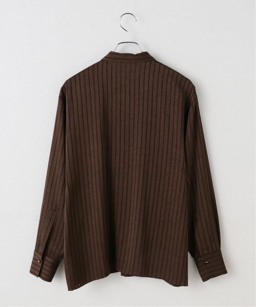 JOURNAL STANDARD(ジャーナルスタンダード)の「《追加》【ARCHIVE STANCE/アーカイブスタンス】Satin Stripe Dolman Shirt(シャツ/ブラウス・レディース・ピンク/チャコールグレー・FREE)」の10枚目の写真