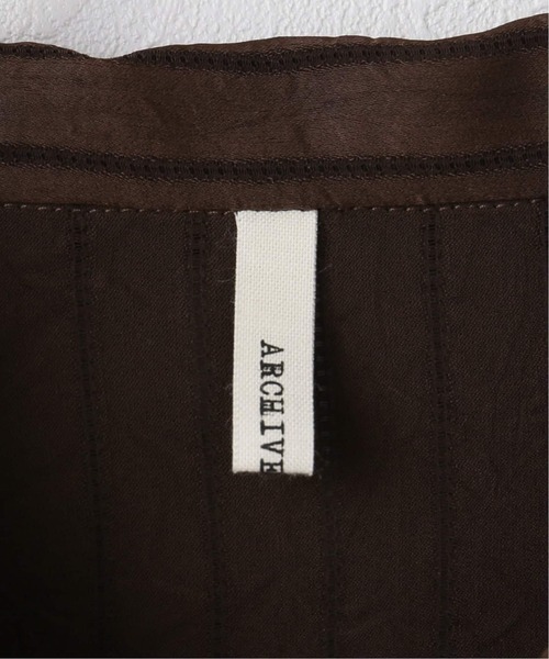 JOURNAL STANDARD(ジャーナルスタンダード)の「《追加》【ARCHIVE STANCE/アーカイブスタンス】Satin Stripe Dolman Shirt(シャツ/ブラウス・レディース・ピンク/チャコールグレー・FREE)」の4枚目の写真