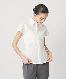 ATTISESSION | ＜ATTISESSION＞レースアップ ショートスリーブ シャツ(シャツ/ブラウス)