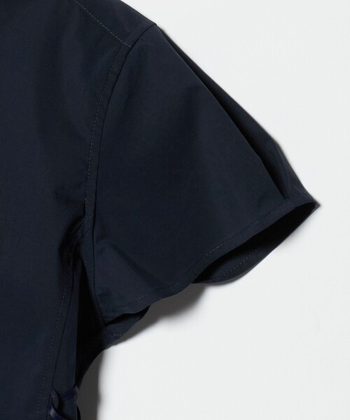 ATTISESSION（アティセッション）の「＜ATTISESSION＞レースアップ ショートスリーブ シャツ（シャツ/ブラウス・レディース・ネイビー/オフホワイト・FREE）」の10枚目の写真