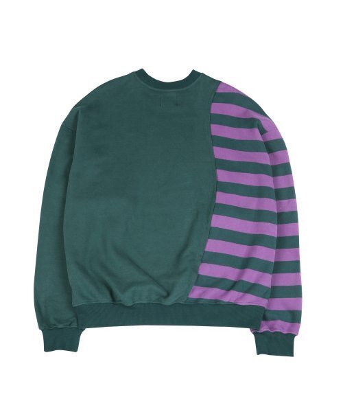 AJOBYAJO（アジョバイアジョ）の「Twofold Stripe Sweatshirt [Green]（スウェット・レディース・その他・L/XL）」の6枚目の写真
