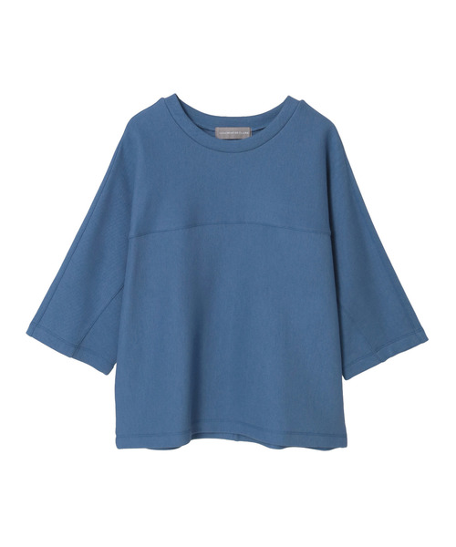 LOGEMENT DE CLAIRE(ロジュモンドクレール)の「切り替え6分袖プルオーバー(Tシャツ/カットソー・レディース・ブラック/オフホワイト/ブルー・FREE)」の20枚目の写真