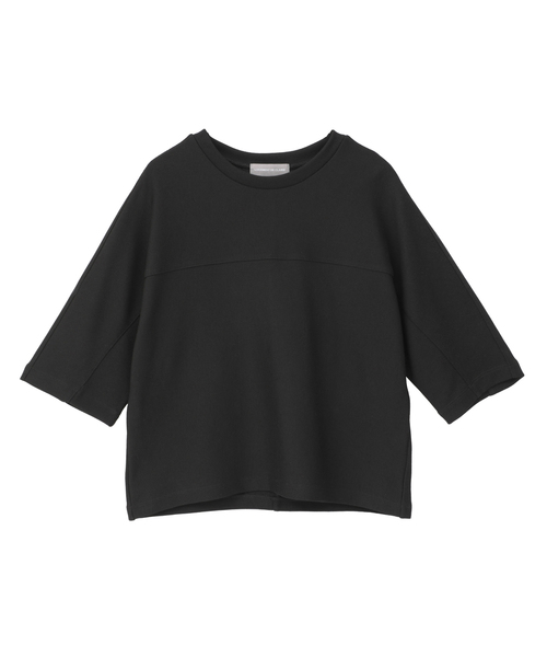 LOGEMENT DE CLAIRE(ロジュモンドクレール)の「切り替え6分袖プルオーバー(Tシャツ/カットソー・レディース・ブラック/オフホワイト/ブルー・FREE)」の22枚目の写真