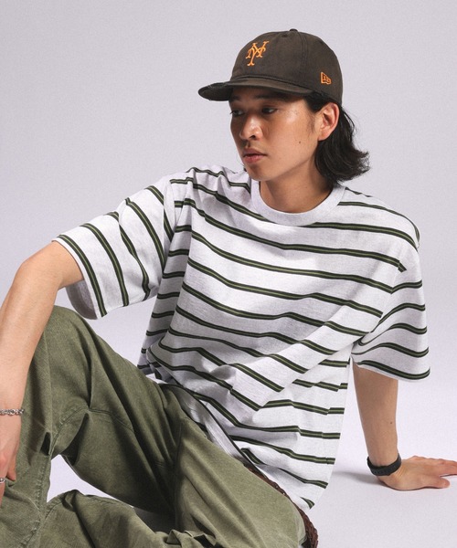 RAGEBLUE(レイジブルー)の「Multi Border TShirt/マルチボーダーTシャツ(Tシャツ/カットソー・メンズ・ホワイト/ライトブルー/ネイビー・MEDIUM/LARGE)」の14枚目の写真