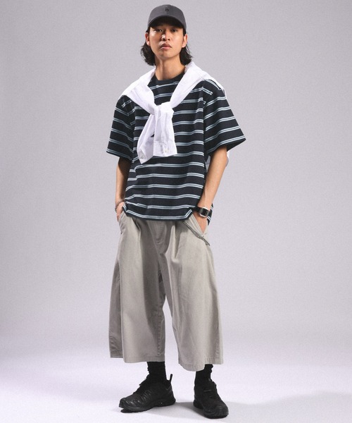 RAGEBLUE(レイジブルー)の「Multi Border TShirt/マルチボーダーTシャツ(Tシャツ/カットソー・メンズ・ホワイト/ライトブルー/ネイビー・MEDIUM/LARGE)」の22枚目の写真