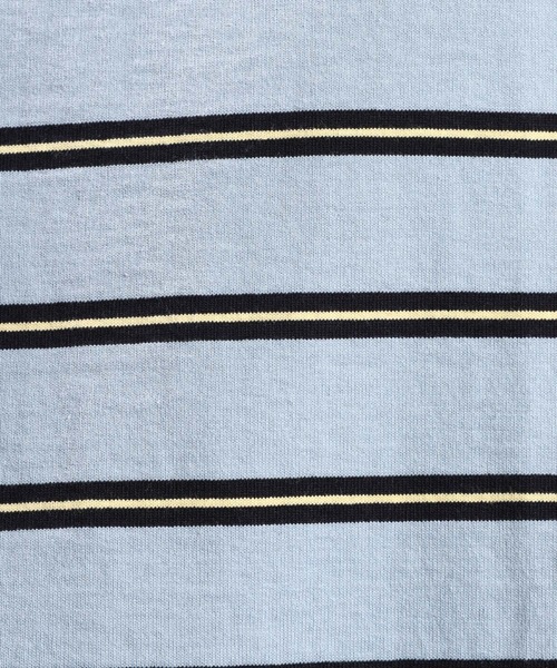RAGEBLUE(レイジブルー)の「Multi Border TShirt/マルチボーダーTシャツ(Tシャツ/カットソー・メンズ・ホワイト/ライトブルー/ネイビー・MEDIUM/LARGE)」の5枚目の写真