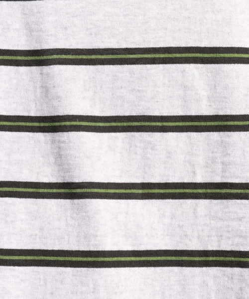 RAGEBLUE(レイジブルー)の「Multi Border TShirt/マルチボーダーTシャツ(Tシャツ/カットソー・メンズ・ホワイト/ライトブルー/ネイビー・MEDIUM/LARGE)」の4枚目の写真