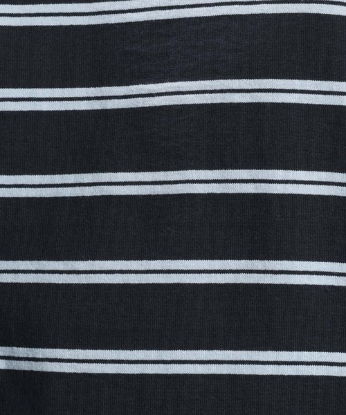 RAGEBLUE(レイジブルー)の「Multi Border TShirt/マルチボーダーTシャツ(Tシャツ/カットソー・メンズ・ホワイト/ライトブルー/ネイビー・MEDIUM/LARGE)」の6枚目の写真