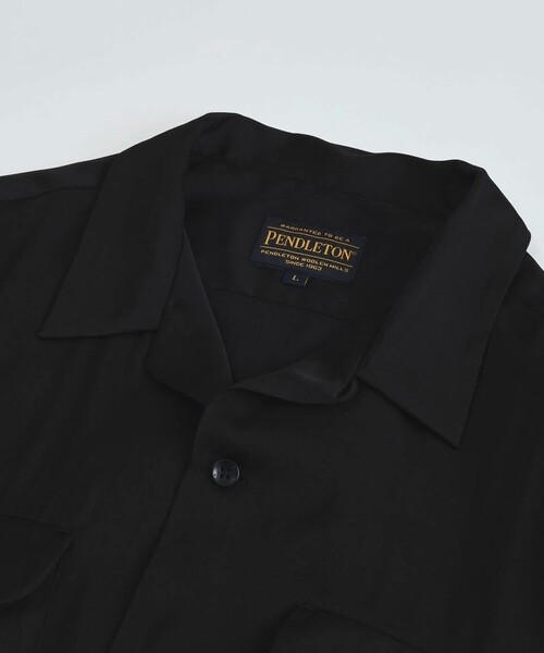 PENDLETON(ペンドルトン)の「【PENDLETON/ペンドルトン】Open Collar Shirt(シャツ/ブラウス・メンズ・ブラック/オフホワイト・L/M)」の11枚目の写真