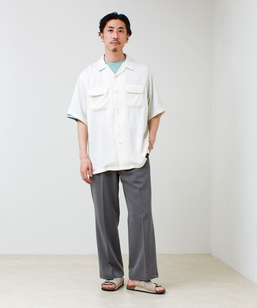 PENDLETON(ペンドルトン)の「【PENDLETON/ペンドルトン】Open Collar Shirt(シャツ/ブラウス・メンズ・ブラック/オフホワイト・L/M)」の4枚目の写真