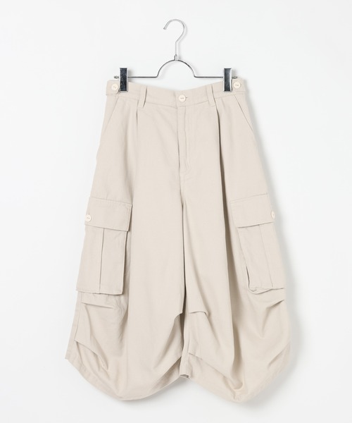 PBLIM(ページボーイリム)の「《UNISEX》アソートハーフカーゴパンツ(カーゴパンツ・レディース・チャコールグレー/グレイッシュベージュ/カモフラージュ・MEDIUM/LARGE)」の10枚目の写真