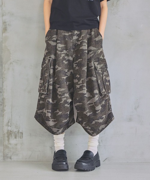 PBLIM(ページボーイリム)の「《UNISEX》アソートハーフカーゴパンツ(カーゴパンツ・レディース・チャコールグレー/グレイッシュベージュ/カモフラージュ・MEDIUM/LARGE)」の8枚目の写真