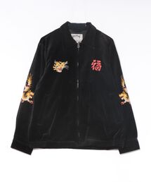 HOUSTON / COTTON VELVETEEN VIETNAM JACKET TIGER・MAP / 51507 / 51508