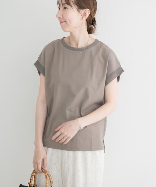 ITEMS URBANRESEARCH（アイテムズ アーバンリサーチ）の「バックタックフレンチプルオーバー（Tシャツ/カットソー・レディース・ホワイト/ボルドー/グレー/ブラック・FREE）」の3枚目の写真