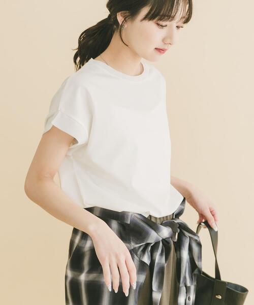 ITEMS URBANRESEARCH（アイテムズ アーバンリサーチ）の「バックタックフレンチプルオーバー（Tシャツ/カットソー・レディース・ホワイト/ボルドー/グレー/ブラック・FREE）」の2枚目の写真