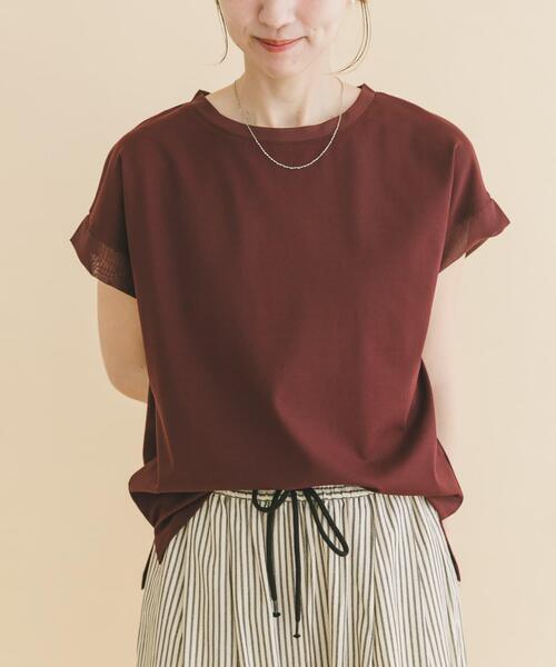 ITEMS URBANRESEARCH（アイテムズ アーバンリサーチ）の「バックタックフレンチプルオーバー（Tシャツ/カットソー・レディース・ホワイト/ボルドー/グレー/ブラック・FREE）」の4枚目の写真