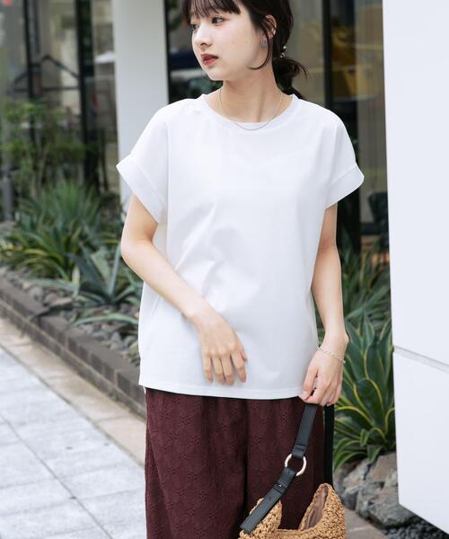 ITEMS URBANRESEARCH(アイテムズ アーバンリサーチ)の「バックタックフレンチプルオーバー(Tシャツ/カットソー・レディース・ホワイト/ボルドー/グレー/ブラック/ベージュ・FREE)」の7枚目の写真