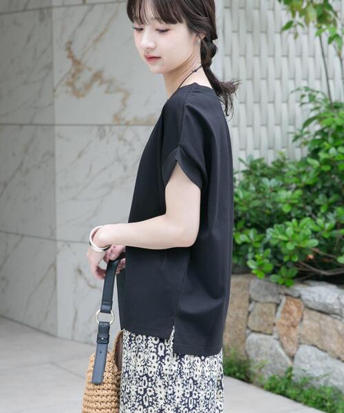 ITEMS URBANRESEARCH(アイテムズ アーバンリサーチ)の「バックタックフレンチプルオーバー(Tシャツ/カットソー・レディース・ホワイト/ボルドー/グレー/ブラック/ベージュ・FREE)」の10枚目の写真
