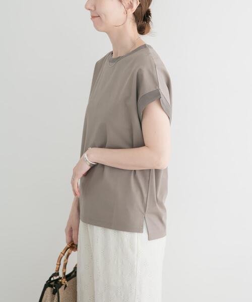 ITEMS URBANRESEARCH（アイテムズ アーバンリサーチ）の「バックタックフレンチプルオーバー（Tシャツ/カットソー・レディース・ホワイト/ボルドー/グレー/ブラック・FREE）」の10枚目の写真
