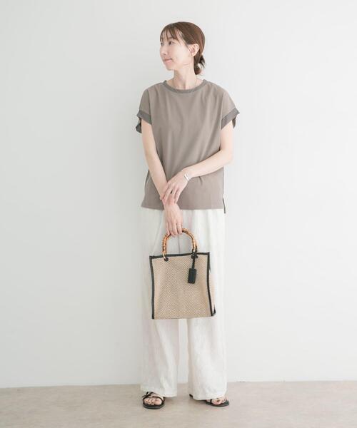 ITEMS URBANRESEARCH（アイテムズ アーバンリサーチ）の「バックタックフレンチプルオーバー（Tシャツ/カットソー・レディース・ホワイト/ボルドー/グレー/ブラック・FREE）」の11枚目の写真
