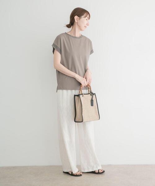 ITEMS URBANRESEARCH（アイテムズ アーバンリサーチ）の「バックタックフレンチプルオーバー（Tシャツ/カットソー・レディース・ホワイト/ボルドー/グレー/ブラック・FREE）」の12枚目の写真