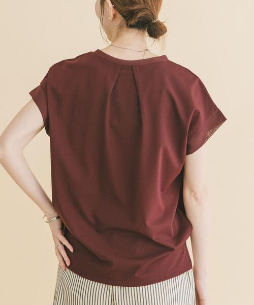 ITEMS URBANRESEARCH（アイテムズ アーバンリサーチ）の「バックタックフレンチプルオーバー（Tシャツ/カットソー・レディース・ホワイト/ボルドー/グレー/ブラック・FREE）」の17枚目の写真