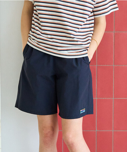 FREAK'S STORE(フリークスストア)の「限定展開 ナイロン ハーフ ショーツ(その他パンツ・レディース・ベージュ/オレンジ/ネイビー/ブルー/ブラック/オリーブ・SMALL/MEDIUM)」の4枚目の写真