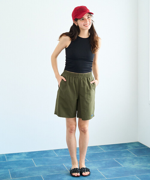 FREAK'S STORE(フリークスストア)の「限定展開 ナイロン ハーフ ショーツ(その他パンツ・レディース・ベージュ/オレンジ/ネイビー/ブルー/ブラック/オリーブ・SMALL/MEDIUM)」の9枚目の写真